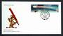 CYPRUS 1986 Appearance of Halley's Comet. Joined pair on first day cover. - 30632 - FDC