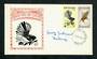 NEW ZEALAND 1965 Health Illustrated Covers issued by Laurie Franks. Pair. Postmarked at FEILDING NORTH. Jones H65. 1CA(1)+1CB -
