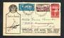 NEW ZEALAND 1933 Air Mail Auckland to Invercargill by Faith in Australia. 1933 Health Stamp. - 30899 - PostalHist