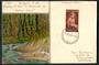 NEW ZEALAND 1952 Health. Single on illustrated first day cover. Mrs M Purdon of Whangarei. Not listed by the Jones catalogue. -