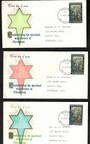 NEW ZEALAND 1965 Christmas. on illustrated first day cover. Three covers including two hugely distictive X65.D(1) one of which s