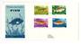 TRISTAN DA CUNHA 1978 Fish. Set of 4 on first day cover. - 30960 - FDC