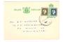 NEW ZEALAND 1953 Elizabeth 2nd Officials. Set of 2 on first day postcard 1/3/1963. - 30975 - FDC