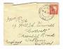 NEW ZEALAND Postmark Wellington WELLINGTON RAILWAY. J Class cancel on 1937 cover to England. Not listed by Wooders. - 30990 - Po