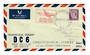 NEW ZEALAND 1954 Inaugural Flight DC6 Christchurch to Sydney. - 31007 -