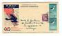 NEW ZEALAND 1959 40th Anniversary of the first Official Airmail Flight in New Zealand. Commemorative Flight Auckland to Dargavil