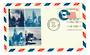 USA 1966 Air Lettercard 11c Visit the USA. First day cancel.