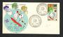 NEW CALEDONIA 1962 Third Regional Assembly of World Meteorological Association. Actually on cover but toned. Therefore as fine u