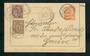 FRANCE 1902 Lettercard to Geneva 1c Orange with added postage on both sides. - 31257 - PostalHist