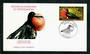 NEW CALEDONIA 1977 Great Frigate Bird 42fr on first day cover. - 31266 - FDC