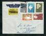 NETHERLANDS 1967 Cover to New Zealand with the 1967 Cultural Health and Social Relief Fund set complete. - 31285 - PostalHist