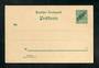 GERMAN POST OFFICES in CHINA 1901 Postcard 5pf Green. Unused. - 31303 - PostalHist