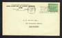 NEW ZEALAND 1947 Cover General Accident Fire & Life Assurance Corporation Limited Christchurch. Genuine usage of 1d Peace. Inter