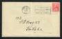 NEW ZEALAND 1926 1d Admiral on cover 9/1/35 Roller Cancel