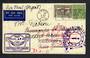 AUSTRALIA 1934 Letter from Sydney to Wellington carried on the First Official Airmail April 1934. Cachets