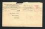 NEW ZEALAND 1933 Early meter mark on cover from BNZ. Slogan cancel. Tatty. - 31515 - PostalHist