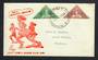 NEW ZEALAND Postmark Timaru WAIMATE. J Class cancel on first day cover. - 31575 - Postmark