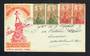 NEW ZEALAND Postmark Christchurch LEESTON. J Class cancel on first day cover. - 31578 - Postmark