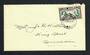 NEW ZEALAND 1940 Centennial 2d on cover with nice circular date stamp. - 31580 - PostalHist