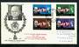 BERMUDA 1966 Centenary of the Birth of Sir Winston Churchill. Set of 4 on first day cover. - 31653 - FDC