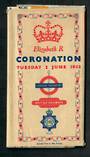 GREAT BRITAIN 1953 Map issued by London Transport and British Rail on the occasion of the Coronation. - 31711 - PostalHist