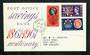 GREAT BRITAIN 1961 Centenary of the Post Office Savings Bank. Set of 3 on first day cover. - 31735 - FDC
