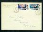 GREAT BRITAIN 1965 Centenary of the International Telecommunications Union. Set of 2 on first day cover. - 31796 - FDC
