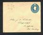 GREAT BRITAIN 1920 Geo 5th 2½d Printed Envelope from Pakenham Norfolk to Derby. On the web Pakenham has moved to Suffolk. - 3181