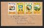 FALKLAND ISLANDS 1975 50th Anniversary of the Falkland Island Heraldic Arms. Set of 4 on first day cover. - 31906 - FDC
