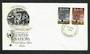 CEYLON 1960 United Nations Refugee Year. Set of 2 on first day cover. - 31934 - FDC