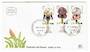 ISRAEL 1978 Protected Wild Flowers. Set of 3 with tabs on first day cover. . - 32042 - FDC