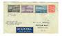 CANADA 1951 Centenary of the First Canadian Stamp. Set of 4 on first day cover airmail to New Zealand. - 32094 - FDC