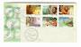 PAPUA NEW GUINEA 1973 Definitives. Six values including the $1 on first day cover. - 32104 - FDC
