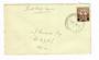 SAMOA 1940 Surcharge 1½d Brown on first day cover. - 32107 - FDC