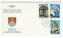GILBERT & ELLICE ISLANDS 1974 Centenary of the Birth of Sir Winston Churchill. Set of 3 on first day cover. - 32116 - FDC