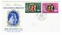FIJI 1972 Royal Silver Wedding. Set of 2 on first day cover. - 32145 - FDC