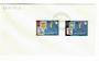 AITUTAKI 1974 Centenary of the Universal Postal Union. Set of 2 on first day cover. - 32158 - FDC