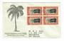 SAMOA 1946 Peace 6d + 8d in blocks on first day covers. - 32191 - FDC
