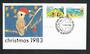 AUSTRALIA 1983 Christmas. Set of 2 on first day cover. - 32203 - FDC