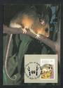 AUSTRALIA 1990 Animals of the High Country. Set of 4 on maxim cards. - 32213 - VFU