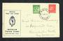 AUSTRALIA 1937 FDC 10/5/37 with 1d and 2d. Posted from MANILLA (NSW) to Palmerston North. Rust - 32226 - FDC