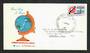 AUSTRALIA 1963 Commonwealth Cable 2/3 Blue and Red on first day cover. . - 32267 - FDC