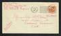 USA 1947 Air Letter with slogan cancel US Army Postal Service. Revalued 5c envelope.