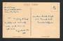 USA Postcard Virginia to California. Freepost.