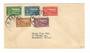 CHINA 1947 ist Anniversary of the Return of Government to Nanking. Set of 5 on cover to Shanghai - 32422 - PostalHist