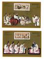CHINA 1989 2540th Anniversary of the Birth of Confucius. Set of 2 on Maxim Cards. - 32491 - FDC