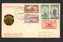 NEW ZEALAND 1950 nCanterbury Centennial. Set of 5 on illustrated first day cover. Not listed by Jones. Issued by Stamp Den. - 35