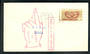 NEW ZEALAND 1965 Letter from Matamata to Waharoa. Red Cachet