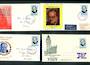 NEW ZEALAND 1965 Sir Winston Churchill on four different illustrated first day covers. - 36367 - FDC