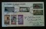 NEW ZEALAND 1947 Life Insurance. Set of 7 on illustrated first day cover. Jones O47.1DA. Rating 3. Slight toning. - 36572 - FDC